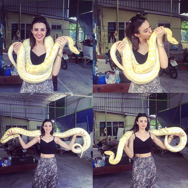 Tuvana Türkay Uzakdoğu tatilinde