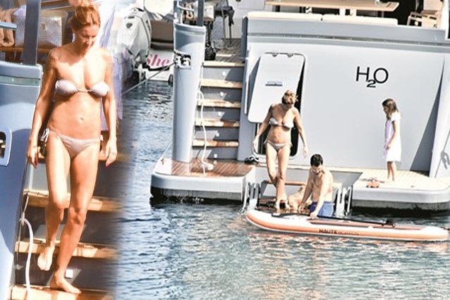 Pınar Altuğ Bodrum'da Tatilde