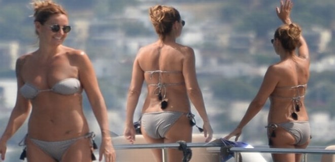 Pınar Altuğ Bodrum'da Tatilde