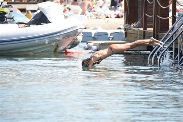 Plajda Tanem Sivar rüzgarı