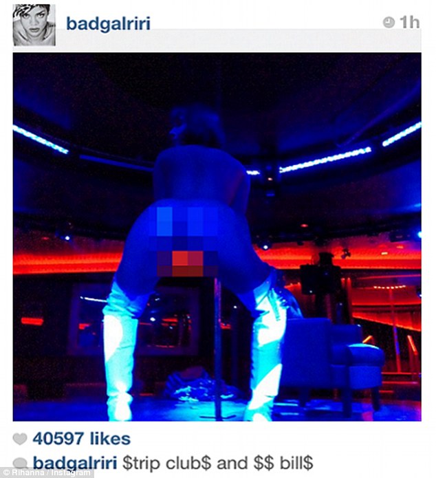 Rihanna'dan şok fotoğraflar!