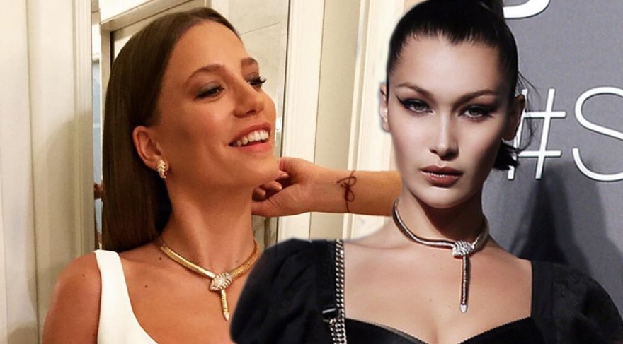 Serenay Sarıkaya Bella Hadid’den bir yıl önce takmıştı