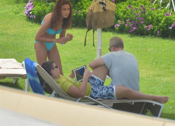 Mehmet Aslantuğ ve Arzum Onan Bodrum'da