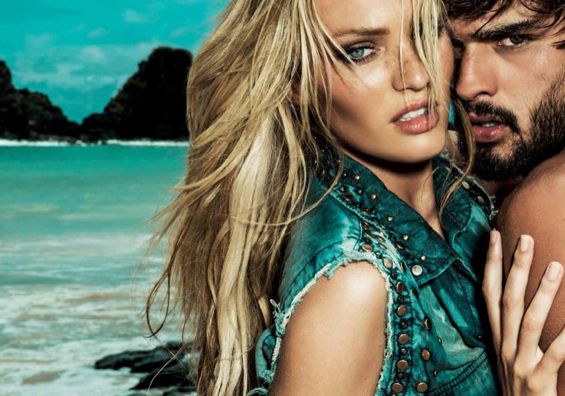 Candice Swanepoel & Marlon Teixeira: Osmoze Jeans 2015