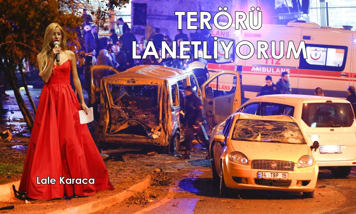 Terörü Lanetliyorum!