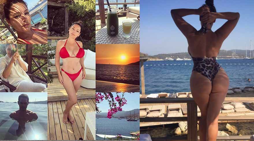 Kelly Brook Bodrum’da böyle görüntülendi