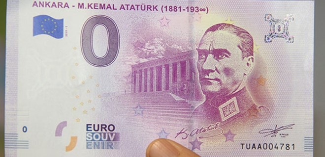 Avrupa Merkez Bankası Atatürk portreli 'Euro’ bastı