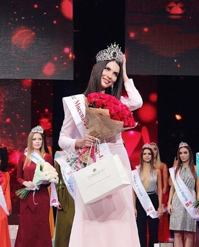 Miss Moskova güzellik yarışmasında bir ilk