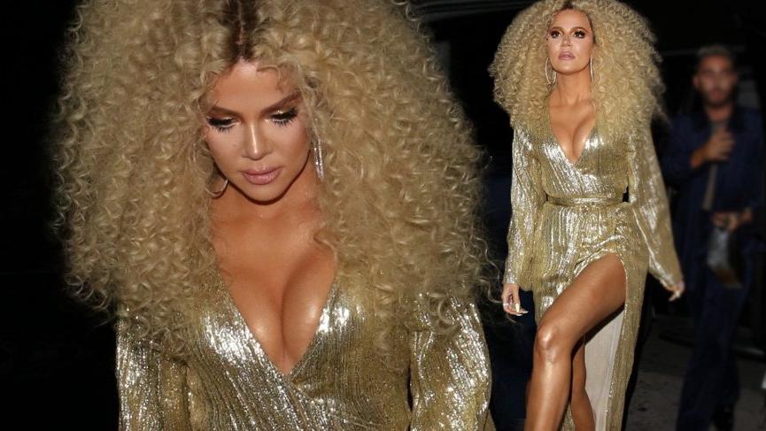 Khloe Kardashian Diana Ross’un partisindeki imajıyla şaşırttı