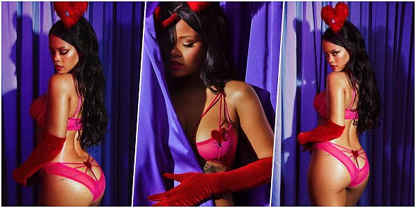 Rihanna Sevgililer Gününe Özel İç Çamaşırı Tasarladı