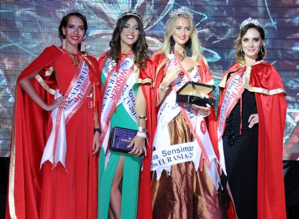 'Miss Eurasia' tacını, İspanyol Aminat taktı