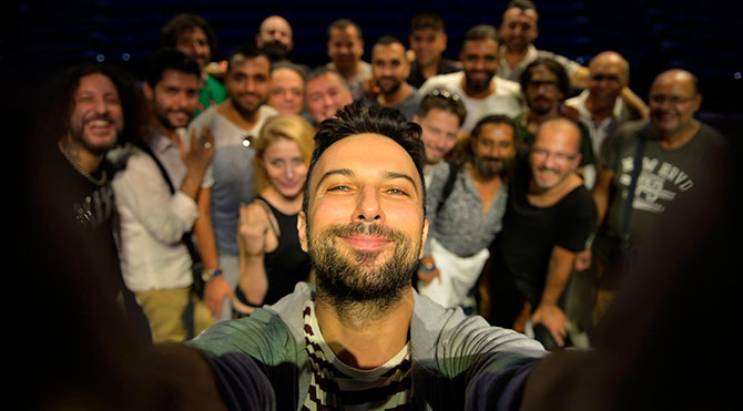 Tarkan'dan konser selfiesi