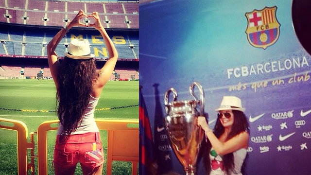 Ebru Polat Camp Nou'da