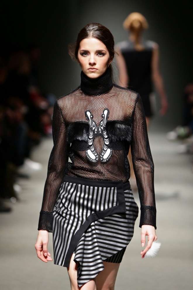 Çağla Şikel matem defilesinde