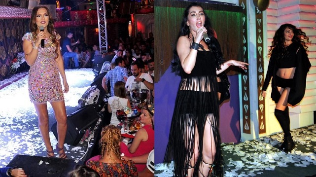 Hande ve Demet karşılıklı eğlendi