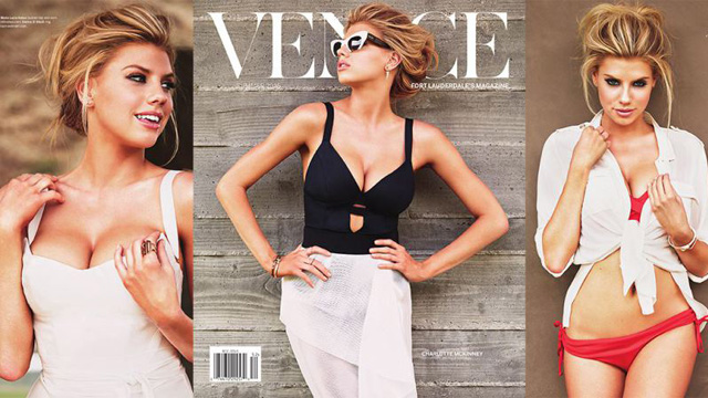 Charlotte McKinney Venice dergisi kapağında