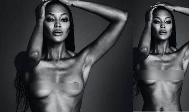 Naomi Campbell'dan çıplak paylaşım